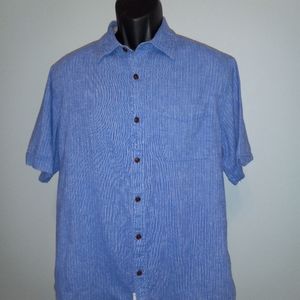 Woolrich Mens Shirt Size M Blue Pre-Owned